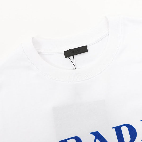 超話題!プラダ ロゴ コットン Tシャツ スーパーコピー puk03086